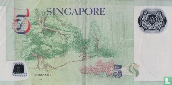 Singapour 5 $ - Image 2