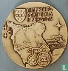 France, WW2 Commemorative Medal - Cherbourg, 1945 - Afbeelding 1