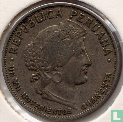 Peru 10 centavos 1940 - Afbeelding 1