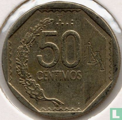 Pérou 50 céntimos 2000 - Image 2