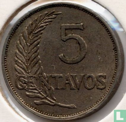 Peru 5 centavos 1941 - Image 2