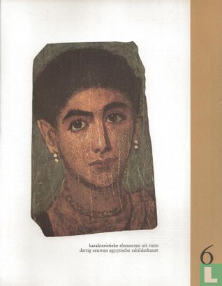 Mummieportret van een deftige dame uit El Faijum - Image 1