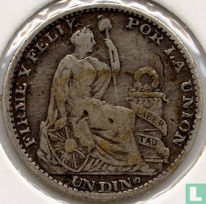 Pérou 1 dinero 1897 (VN) - Image 2
