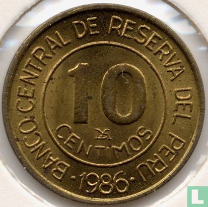 Peru 10 Céntimo 1986 - Bild 1