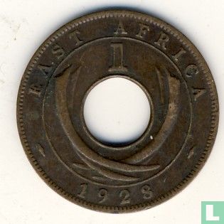East Africa 1 cent 1928 (KN) - Image 1