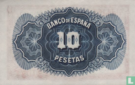Spanje 10 Pesetas - Afbeelding 2
