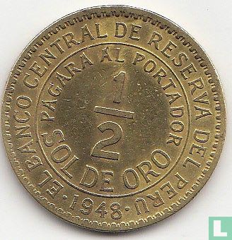 Peru ½ sol de oro 1948 - Image 1