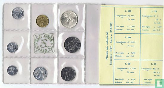 Italy mint set 1969 - Image 2