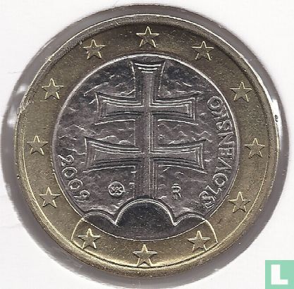 Slowakije 1 euro 2009  - Afbeelding 1