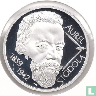 Slowakije 10 euro 2009 (PROOF) "150th anniversary of the birth of Aurel Stodola"  - Afbeelding 2