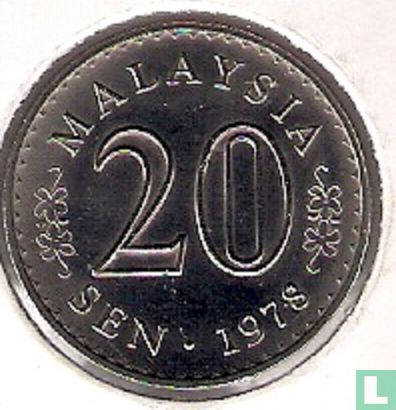 Malaysia 20 sen 1978 - Image 1