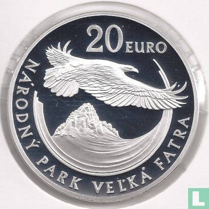 Slovakia 20 euro 2009 (PROOF) "Velka Fatra National Park" - Image 2