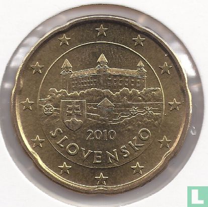 Slowakije 20 cent 2010 - Afbeelding 1