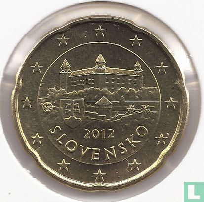 Slowakije 20 cent 2012 - Afbeelding 1