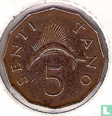 Tanzania 5 senti 1971 - Image 2