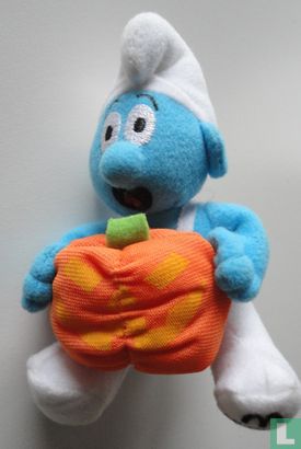 Smurf met pompoen - Halloween - Bild 1