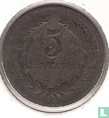 El Salvador 5 centavos 1918 - Image 2