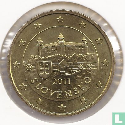 Slowakije 50 cent 2011 - Afbeelding 1