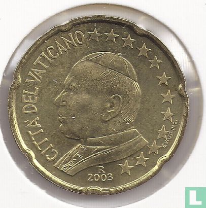 Vaticaan 20 cent 2003 - Afbeelding 1