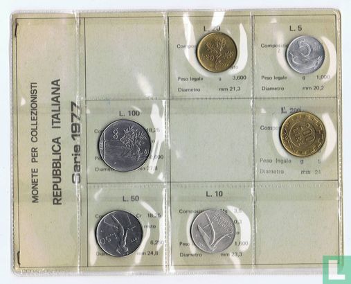 Italy mint set 1977 - Image 1