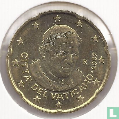 Vatikan 20 Cent 2007 - Bild 1