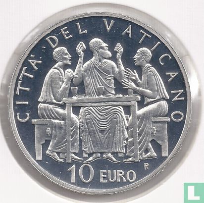 Vaticaan 10 euro 2005 (PROOF) "Year of the Eucharist" - Afbeelding 2