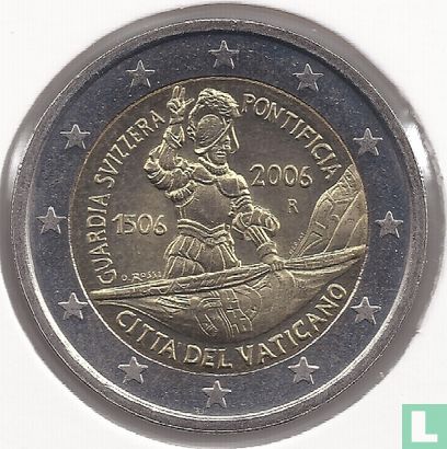 Vaticaan 2 euro 2006 "500th anniversary of the papal Swiss Guard" - Afbeelding 1