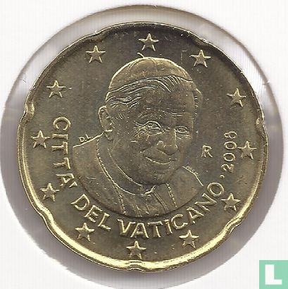 Vaticaan 20 cent 2008 - Afbeelding 1