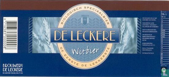 De Leckere Witbier (30cl '04)