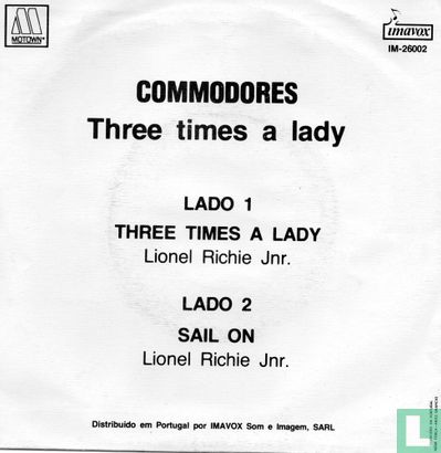 Three Times A Lady - Afbeelding 2