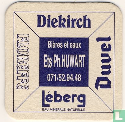 Bières et eaux Ets Ph. Huwart - Duvel Léberg Floreffe Diekirch