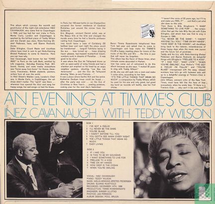 An evening at Timme’s club Inez Cavanaugh with Teddy Wilson  - Image 2