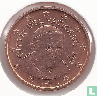 Vaticaan 1 cent 2012 - Afbeelding 1