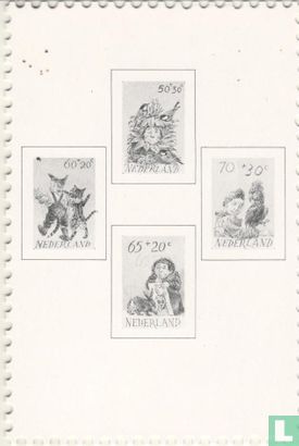 Kinderzegels (B-kaart) - Afbeelding 1
