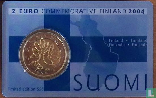 Finland 2 euro 2004 (coincard) "EU Enlargment" - Afbeelding 1