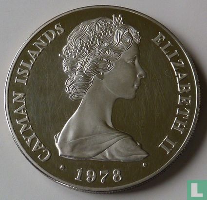 Îles Caïmans 25 dollars 1978 (BE) "25th anniversary Coronation of Queen Elizabeth II - Ampulla" - Image 1
