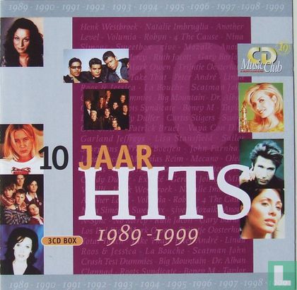10 jaar hits  1989-1999 - Image 1