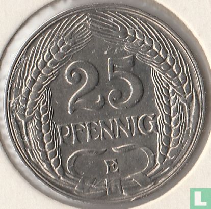 Duitse Rijk 25 pfennig 1910 (E) - Afbeelding 2