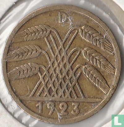 Empire allemand 5 rentenpfennig 1923 (D) - Image 1
