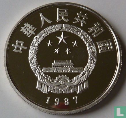 Chine 5 yuan 1987 (BE) "Founders of Chinese culture - Dù Fu" - Image 1