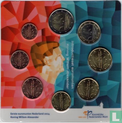 Niederlande KMS 2014 "Introducing new coins King Willem - Alexander" - Bild 1