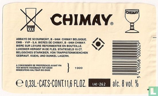 Chimay Blanche - Afbeelding 2