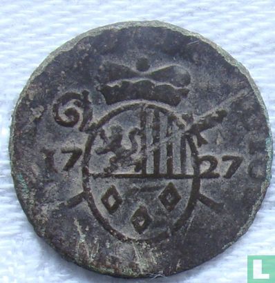 Liège 1 liard 1727 - Image 1
