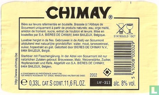 Chimay Triple - Afbeelding 2