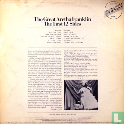 The Great Aretha Franklin, the First Twelve Sides - Afbeelding 2