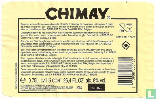Chimay Cinq Cents - Bild 2