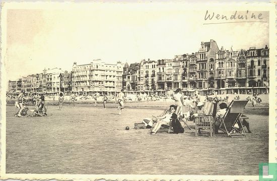 Wenduine La Plage (côté est). Strand (Oostkant). - Afbeelding 1