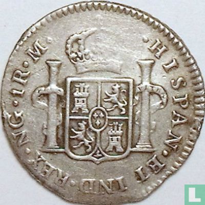 Guatemala 1 real 1818 - Image 2