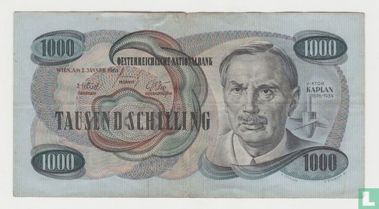 Österreich 1.000 Schilling 1961 - Bild 1
