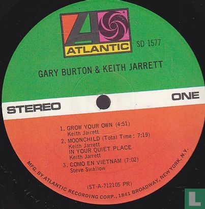 Gary Burton & Keith Jarrett  - Afbeelding 3
